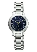 大高雄鐘錶城 CITIZEN 星辰 ES9440-51L XC系列 Eco-Drive 限量/都會時尚光動能電波對時女錶 / 深藍面 27mm｜樂天領券現折★全館特惠中★指定刷卡回饋10%