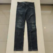 二手【LEVI'S】511鈕釦低腰彈性修身窄管牛仔褲W28 L32藍色