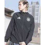 ADIDAS TIRO TRAVEL 黑 FIFA 德國隊 足球 世足盃 世界盃 修身 連帽 外套 男款【JZ9326】