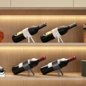 免運費紅酒架擺件酒櫃紅酒展示架葡萄酒架斜放托架輕奢家酒瓶收納架子JJ