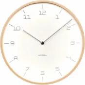 左東精品代購 日本代購 日本製 KATOMOKU 加藤木工 KM-71N 木製 時鐘 掛鐘 連續秒針 靜音 輕量 簡約 北歐風