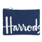 Harrods Medium Cotton Logo Pouch