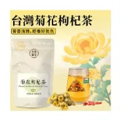 (店+)【本草養生】台灣菊花枸杞茶｜一袋10入 x 多包優惠｜『台灣白杭菊、枸杞、決明子』｜三角立體茶包