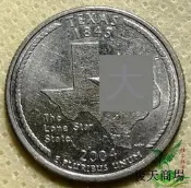 美國2004年 25分1/4元紀念幣 24.3mm 外國硬幣錢幣外幣收藏品637【蜂鳥錢幣】