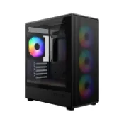 【順發線上購物】(客訂品)COOLER MASTER 酷碼 Elite 350 ARGB 黑色 玻璃透側 M-ATX 機殼 (12cm ARGB 風扇*4)