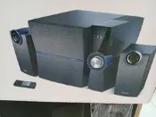 近全新 附遙控與線材 漫步者 Edifier C2V 三件式音箱 多媒體 喇叭 劇院組 小臥