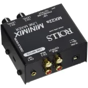 美國ROLLS MX22s 兩軌RCA/3.5mm Stereo MiniMix-美國製造【音響世界】