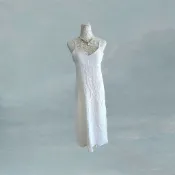 *♡*Mint/奶油米色/夏天渡假風細肩帶洋裝/S-M/全新《Anna的百寶箱》