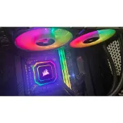 {124雜貨店}★出清！微星Z590主板+ i7-11700+水冷+16GB記憶體+M2 1TB+海盜船機殼主機出清