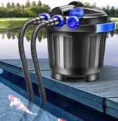 魚池過濾器養魚水循環系統設備凈化魚塘過濾箱桶裝置室外大型水池#吉星