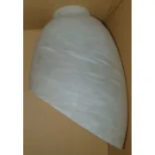 台灣製造的玻璃.燈具玻璃燈罩/吊扇燈玻璃燈罩一個（牛角石紋／牛角黃石紋/斜口玻璃燈罩）