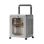 (店+)【IPSKY】可拉式拉桿貓外出箱 五面透氣滾輪貓包 15斤內寵物適用 大容量寵物拉桿箱 靜音萬向輪 可折疊收納寵物外出提籠 YSQ