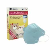 Rectron 麗正聚鼎口罩 麗正 大童 N95奈米醫用口罩(天空藍)-10入 /單片包裝