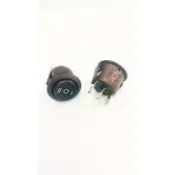 三段開關 電源開關 帶燈開關 圓形開關 切換開關 LED改裝開關 氣氛燈開關 車廂燈開關