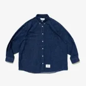 (店+)2023AW WTAPS BD 04 LS COTTON DENIM 牛仔 襯衫 丹寧