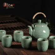 築夢居 免運 工廠直銷 茶具 茶壺 功夫茶具 茶壺套裝 龍泉青瓷精品茶具陶瓷提梁壺家用茶壺涼水壺大容量過濾泡茶壺包郵店長推薦/特惠 工廠現貨出 特價出 全館折扣 售後保障 zm5319
