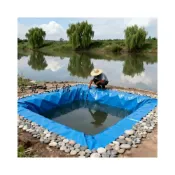 (店+)熱銷🐟️藍色魚塘蓄加厚魚池防水布 藕池蝦塘防水塑料膜 水池護坡藍色防滲膜 養殖防滲膜