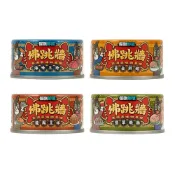 (店+)【怪獸部落】佛跳牆 澎湃美味四喜罐80g 寵物罐頭點心罐 犬貓副食罐 寵物零食 台南 寵物 店 妮妮家