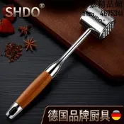 【可開發票】膳大皇德國304不銹鋼松肉錘家用㚢排嫥用錘嫩肉錘肉器實心敲肉錘