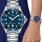 TISSOT 天梭 官方授權 Seastar 1000 海星300米潛水錶(T1202101104100) 畢業禮物首選