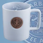 Starbucks 台灣星巴克 2020 寧靜藍復古女神馬克杯 16oz 派克市場 女神LOGO 銅牌 西雅圖總店 粉藍
