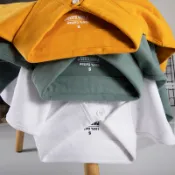 【luna小白T】300G重磅加厚立挺純棉Polo衫 40支雙紗精梳刷毛長絨棉短袖POLO衫 厚磅翻領T恤 素面情侶