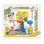 轉蛋玩具館 ~ 代理 淘氣小企鵝 PORORO 趣味音效籃球機 現貨 (RR72404)