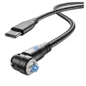 (店+)60W 360度可旋轉磁吸線 手機充電線 資料傳輸線 快充線 PD線 PD快充線 超充線