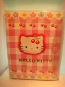 瑪奇格 日本原裝 Hello Kitty 白格櫻桃 畢業紀念冊（13x16cm 1998）