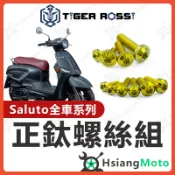 【翔好機車】Saluto 螺絲 金色 鈦螺絲 鈦合金螺絲 鐵板牙 車殼螺絲 空濾螺絲 鐵板牙螺絲 Saluto改裝