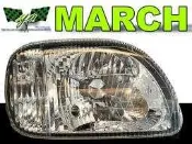 小亞車燈╠NEW MARCH K11 99 00 01 02 03 04年 晶鑽 大燈 TYC 一顆800元