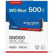 WD 藍標 SN5100 500G Pcie Gen4 M.2 2280 SSD 固態硬碟 五年保固
