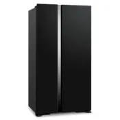 (店+)【HITACHI 日立】HITACHI 日立 595L變頻雙門對開冰箱 RS600PTW-GBK琉璃黑(RS600PTW)