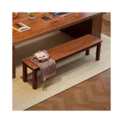 (店+)實木條凳北歐簡約餐桌長凳客廳木板凳家用凳子長椅牀尾現代換鞋