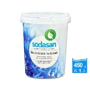 【SODASAN 舒德森】德國Sodasan-過碳酸鈉活氧漂白粉除污漬溫和洗淨護衣物潔白鹽450g/罐(暗沉助洗劑去頑垢
