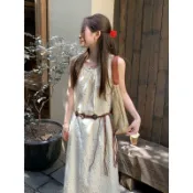 【Cheese】波西米亞鏤空吊帶連衣裙女夏民族風櫻花出片雲南大理海邊度假長裙
