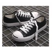 (店+)【iFOCUS】韓國開口笑休閒真皮小白鞋(converse小白鞋)
