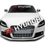 現代 HYUNDAI擋風玻璃貼紙/前擋風玻璃貼/檔風玻璃/Elantra/Hybrid/Tucson/Santa Fe