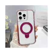 (店+)iPhone13系列 雙層磁吸支架手機殼 iPhone 13 Pro Max 透明支架防摔殼