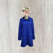*♡*專櫃Pink New Girl/寶藍色/60%羊毛.優雅氣質外套/S-小M/近全新/二手《Anna的百寶箱》