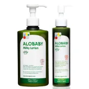 (店+)【ALOBABY】ALOBABY 寶寶牛奶潤膚乳液 日本製 重量瓶 護膚乳液