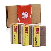 不垢-手工皂三入禮盒(沉香永久花)