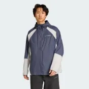 【adidas 愛迪達】 XPLORIC 防風連帽外套 男 KC8487