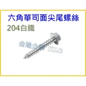 (店+)【天隆五金】10支售價 台灣製 藍波釘 水泥釘 1/4(2分) 六角華司面尖尾螺絲 水泥螺絲 5.8鑽兼鎖