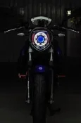 GAMMAS-HID台中廠/KYMCO光陽-酷龍/NK龍街車-5代遠近電磁閥魚眼-PVC光圈/LED天使眼/H1