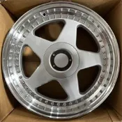 高雄人人輪胎 ASGA 614 17吋 鋁圈 4孔100 4孔108 前後配 類OZ 經典復古框 法系車