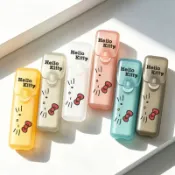 精品特惠[5.15]✨Kitty便捷收納盒PP透明牙線盒便攜藥盒迷你牙籤收納盒隨身棉籤盒