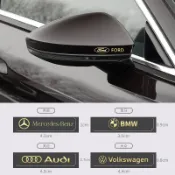 汽車貼 創意車標裝飾貼金屬車貼雨刷中控車窗紙改個性隨意貼 金屬車貼 汽車裝飾  汽車用品汽車百貨