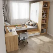(店+)工廠直營客制實木床矮床地台床榻榻米床掀床掀蓋床抽屜高箱儲物床3尺床單人床多功能收納床小戶型訂制床