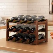 【精選之家】紅酒架擺件紅酒架子酒櫃內建架家用葡萄酒架置物架多層小型酒瓶架